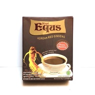 Equs Korean Red Ginseng Coffee Contains 3 Sachets