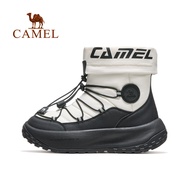 Camel womens winter snow boots water-repellent warm cotton hiking shoes