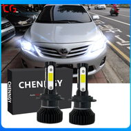 . สำหรับ Toyota Altis (E140) ปี 2006 ถึง 2012 2013 (ไฟหน้า) - V4 6000K ชุดหลอดไฟ LED เปลี่ยนหลอดฮาโล