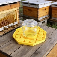 Top Yellow Bioplastic Drinking Tray For Garden Beekeeping Attracts Beneficial Flyers With Bright Col