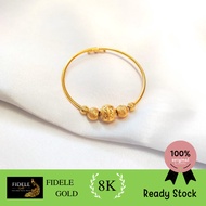 Candy fashion Baby Bracelet 375. Gold Children's Bracelet