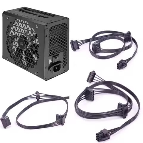 For CORSAIR TX850M TX750M TX650M Modular PSU PCI-e 6Pin 1 to 3 Molex Peripheral 4Pin Power Supply Ca