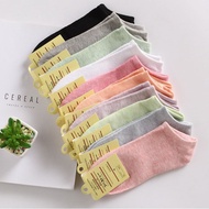 LUXSCENT Plain Ankle Socks Cute Ankle Socks / Socks / Short Socks Ankle Socks