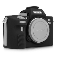Camera Case for Sony A7III A7RIII Sony ILCE-7RIII A73 A7R3- Protective Silicone DSLR Skin Cover, Det