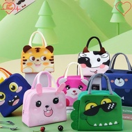 FAVORITEGOODS Cartoon Stereoscopic Lunch Bag, Thermal Bag  Cloth Insulated Lunch Box Bags, Thermal Portable Lunch Box Accessories Tote Food Small Cooler Bag