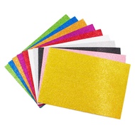 JOY 10Pcs/Pack A4 Powder Glitter EVA Foam Paper Sponge Sheet Handmade Kids DIY Craft Kids DIY Crafts Supplies