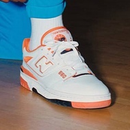 New Balance/NB Official 550 Series White Orange Men Women Retro Casual Sneakers Basketball Shoes BB5