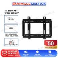Universal TV Wall Mount TV Bracket All Steel Material Sturdy  ( 25-45kg / 14" - 65" )