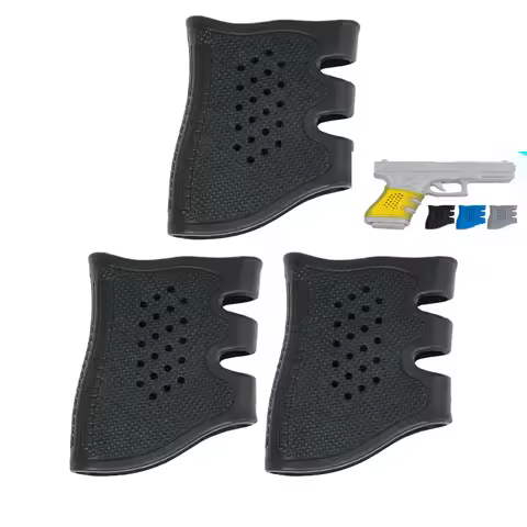 3-Pack US Warehouse Universal Anti-Slip Grip Cover Set Tactical Rubber Protector for AR15 HK416 G17 