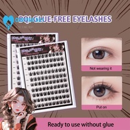 5d Glue Free False Eyelash Manga Single Cluster Segmented Natural Mamasan Lightweight Style O7h6