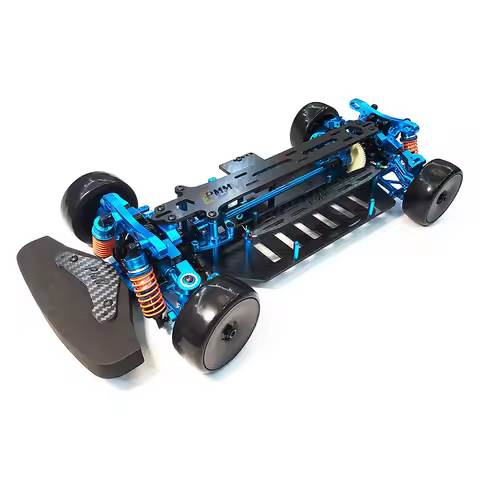 Tamiya Sakura TT02 TT01 V2 1:10 4WD RC Car Carbon Fiber Frame Al Alloy DIY Model Remote Control Drif