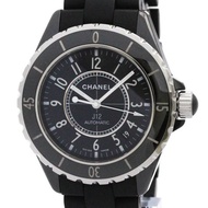香奈兒 J12 陶瓷橡膠自動男士腕錶 H0684 拋光
