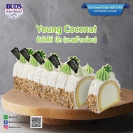 BUDS Ice Cream Cake Roll Young Coconut 2 lb **ราคาสินค้ารวมค่าจัดส่ง**