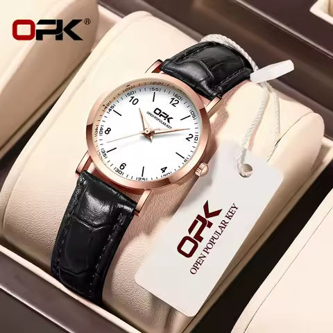 OPK brand three-pin leisure waterproof ladies quartz watch 8613