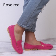 HA9 Comfy Shoes Women's Flats Shoes Cute Slip-On Low Heel Boat Shoes