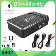 B5ev40er4ly SHOP B5ev40er4ly SHOP NFC Bluetooth-compatible 5.0 Transmitter Receiver RCA AUX 3.5mm Stereo Jack USB Wireless Audio Adapter Car Headphone