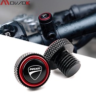 For Ducati Monster 821 696 795 Multistrada 1260 1200 Scrambler 800 1100 Motorcycle M10*1.25 Mirror Hole Plugs Screws Bolt