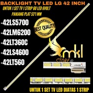 LG 42 INCH LED TV BACKLIGHT 42LS5700- 42LM6200- 42LT360C- 42LS4600- 42LT560 42LT560 42 INCH LED TV B