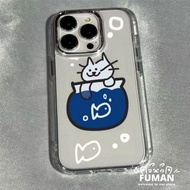 Cute Cat Fish Plating Phone Case For Realme GT 8 7 5 Pro 3 Neo 7X 7 6 5 SE 240W V70 V60 V60S V23 V23