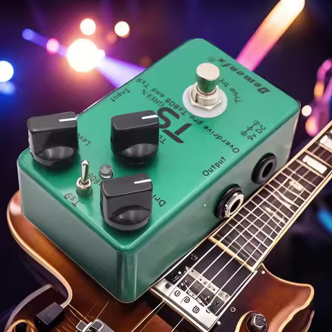 NEW Demonfx TS GREEN RED II High Quality Combine TS9 And TS808 Overdrive Booster Guitar Effect Pedal