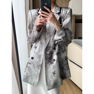 75691 - White Ink Graffiti (S,M,L) - Blazer