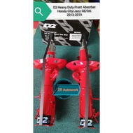 New D2 Racing RED Heavy Duty Absorber Honda City GM6 2014 /Jazz GE/GK 2013-2019, City IDSI 2005