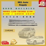 DOOR MOULDING SEAL RUBBER OUTER PINTU WINDOW GETAH TOYOTA LAND CRUISER LC200 2008-2016 / LEXUS LX570