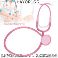 LAYOR1GG Kids Stethoscope Toy, Family Parent-Child Games Multi Color Simulation Doctor's Toy,  DIY P