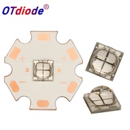 2-10pcs 10W UV Purple LED 5050 Ceramic SMD High Power 4Chips 3-3.7V 365nm 395nm405nm Lamp For Curing