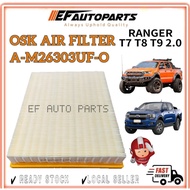 OSK AIR FILTER FORD RANGER T7 T8 T9 2.0 A-M26303UF-O ANGIN CLEANER EB3G9601AA XL XLT  EF AUTO PARTS