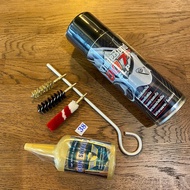 ชุดทำควาสะอาด แส้ น้ำมันไขข้น ชโลม + น้ำมันล้างป้องกันสนิม ThreeBond007  แถมฟรีผ้าเช็ด ครบทุกขนาด