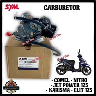 Trusted Seller ✅ SYM CARBURETOR ASSY OEM quality COMEL/JETPOWER/NITRO 16100-KAS-0002-01 Tahan lama &