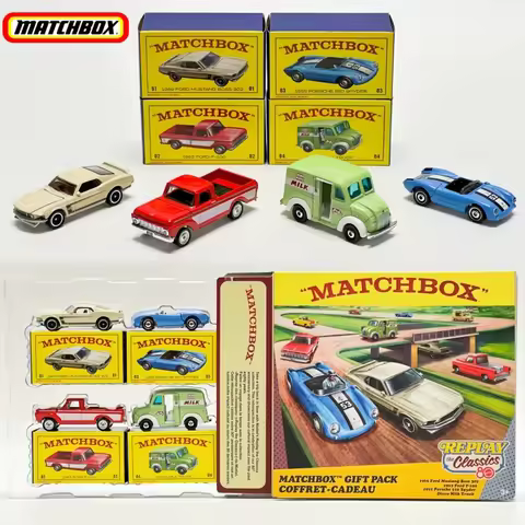 NEW Matchbox 80th Anniversary Edition Porsche Ford Milk Delivery Car Collection Alloy Car Model With