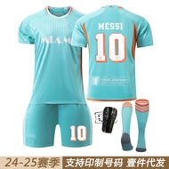 2425 Miami International Two Guests Light Green No. 10 Messi Football Jersey Suit No. 9 Messi Messi 
