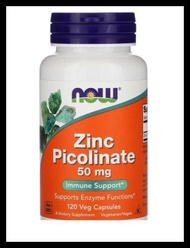 Vitamin Zinc Picolinate 50 Mg Now 120 Veggie Kapsul Terlaris|Best