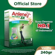 Anlene actifit 3x hi-Calcium Vanilla 240gr Bone Calcium Milk For Adults 2127S