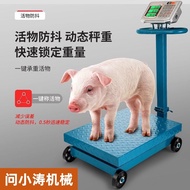 Trolley Scale 600kg Foldable Electronic Scale 500kg Scale 300kg Wheel Scale Electronic Scale Commerc