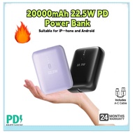 【SG STOCK】 MINI 20000MAH 22.5W PD Fast Charging Powerbank includes A-C Cable Can bring a plane CCC c