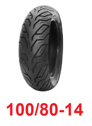 ยางเรเดียล PCX150 ดีสโตน DEESTONE D825 ลายเดิม ลายมิชลิน ยางไม่ใช้ยางใน ล้อหน้า 100/80-14 ล้อหลัง 12