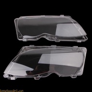 Love 2Pcs Car Headlight Lens ABS Lampcover Cover for Shell Lampshade Fit for E46 4 D