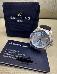 市場小有新淨Breitling 靚冰籃面保用到2028年Chronomat Automatic GMT 40 手錶