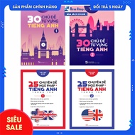 Sách - Combo Tự Trau Dồi Tiếng Anh Thành Thạo Như Người Bản Xứ: 30 Chủ Đề Từ Vựng Tiếng Anh + 25 Chu