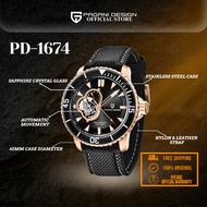 [PAYDAY MEGA SALE]Original Pagani Design Jam Tangan Lelaki Men's Nylon Automatic Watch PD-1674 .