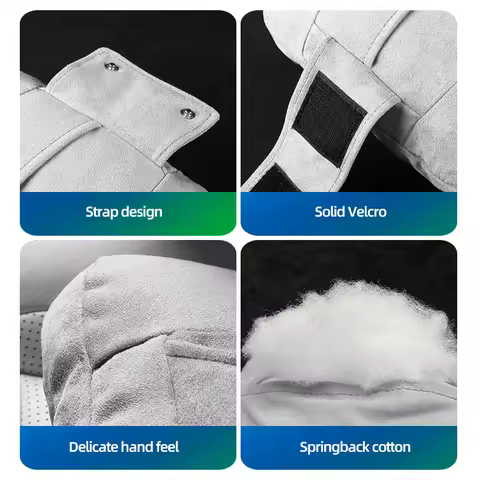 Suede Fabric For Leading Ideal LiXiang L6 L7 L8 L9 One Car Headrest Lumbar Support Seat S Class Soft