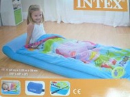 INTEX66802 原廠 兒童睡袋充氣床64*152*20cm 送修補貼和收納袋露營床空氣床墊 氣墊床家居或飯店加床