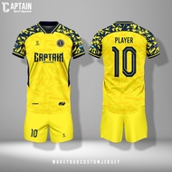 CAPTAIN APPAREL YELLOW CUSTOM JERSEY
