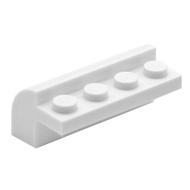 COOLPON|This Is LEGO Lego's Parts White Curved 2x4x1 1/3 6081 608101 Brick