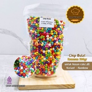 Rainbow Chocolate Chip Round 500gr - Elmer Chocolate Chip