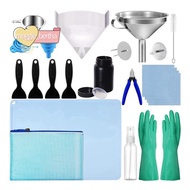 Photosensitive Resin 3D Printer Tool Kit Photocuring Resin Printer Tool Accessories Set for SLA/DLP 