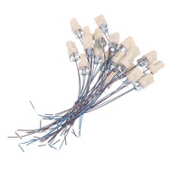 PHMY 10/20Pcs G9 Light Bulb Soet Ceramic Lamp Base Holder Connector Led Halogen Light LED Lamp Bulb 